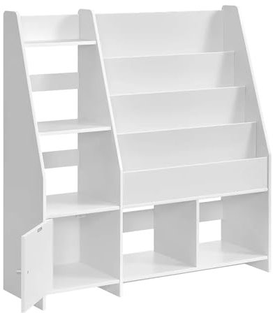 Sturdis Bibliothèque blanche pour enfants