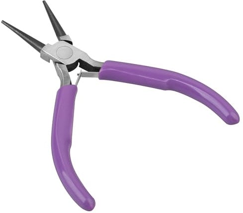 Round Nose Pliers for Jewelry Making Tools, Jewelry Pliers Craft Pliers Small Round Nose Pliers Mini Long Piercing Round Nose Pliers Piercing Pliers for Jewelry Repair, Wire Wrapping and Electronics