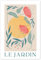 Le Jardin Poster von Becky Thorns 20 x 30 cm Pastell Wandbilder Wanddeko