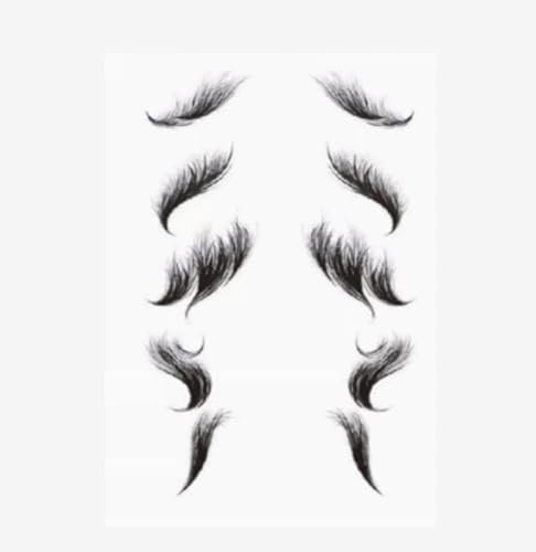 ARYU Latin Stage Performance Pony Aufkleber Tattoo Aufkleber Wasserdicht Und SchweißFest Gebrochenes Haar Aufkleber 006