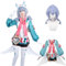Fiamll Sigewinne Cosplay Kenshin Sigewinne Kostüm Cosplay Sigewinne Outfit Kostüm Full Set Karneval mit Perücken L