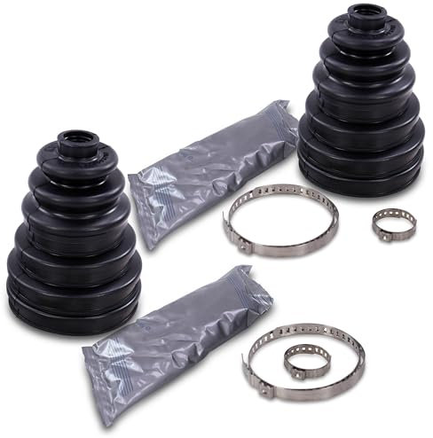 BESTPRICE 2x Faltenbalgsatz Antriebswelle Universal