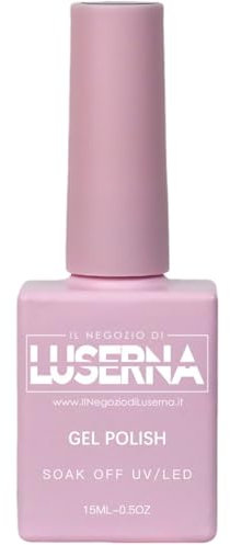 Smalti Gel UV Semipermanenti - 60 Colori Vivaci, Lunga Durata - Il Negozio di Luserna (45 Rosa Antico, 15 Ml)