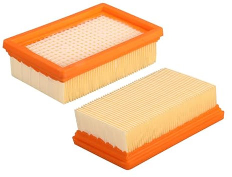 IUSOT 2 Pack Filter Replacement Parts for Karcher MV4 MV5 MV6 WD4 WD5 WD6 Wet and Dry Vacuum Cleaner Accessories, Flat Pleated Filter for kärcher 2.863-005.0 4410, Premium Vacuum Filter
