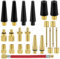 Barlone Fahrradventil Adapter Set, Französisches Ventil Adapter und Autoventil Adapter, Luftpumpe Adapter, Ballpumpe Nadeln, Fahrrad Ventil Adapter für Fahrradventile und Kompressor