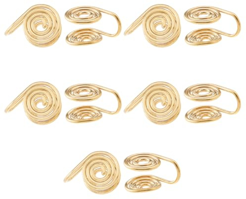 Hobbspring Druckohrringe Für Keloide Spiralohrringe Ohne Ohrloch 304 Edelstahl Clip Ohrringe Kompressionsohrringe Verstellbare Keloid Ohrringe Für Frauen