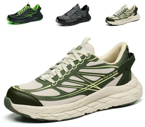 NBOFIEHY Sicherheitsschuhe Herren Leicht Bequem Arbeitsschuhe mit Stahlkappe Damen rutschfest Atmungsaktiv Schutzschuhe