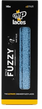 Crep Protect Fuzzy Schnürsenkel - Wasserdichte, schmutzabweisende Sneaker-Schnürsenkel für Sneakers & Boots - Passend für Dunk, Air Force, Jordan, Timberland - 1 Paar