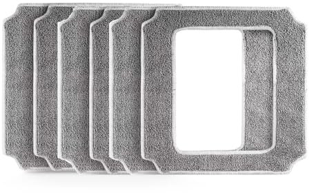 WGDBCN Cleaning Mops Compatible With ABIR WD8 Window Cleaner Robot,Reusable Washable Rags For Washing Windows Glass Spare Parts(6pcs)