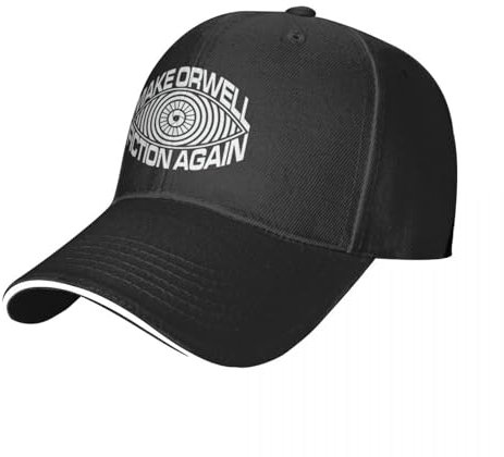 DNRASOK Make Orwell Fiction Again Baseballkappe schwarzer Partyhut für Herren