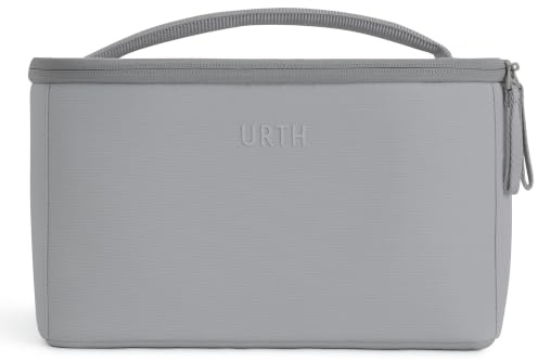 Urth Arkose 3.7L Camera Bag Insert | Water Resistant, Padded, Recycled Case for DSLR/SLR Camera, Lens and Photography Accessories in Stone Grey