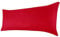 Queens Land Home Bolster Pillow Case Pregnency Pregnency Maternity Orthopeadic Support Pillow Case Cover (6Ft (19 x 72cm), Red)