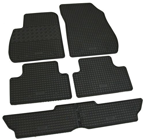 Gummi Fußmatten Set, 6teilig, Gummifußmatten Gummimatten Matten