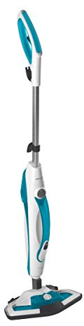 CONCEPT Hausgeräte CP2000 Dampfmopp und Dampfreiniger 2in1 Perfect Clean, Dampfmopp und Handdampfreiniger, Zubehör, Weiß + Türkis,