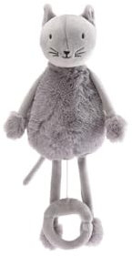 Pioupiou et Merveilles Les Doudou Bidou - Oscar die Katze, ein sehr weiches und kuscheliges Plüschtier, Kollektion von Plüschtieren für Kinder