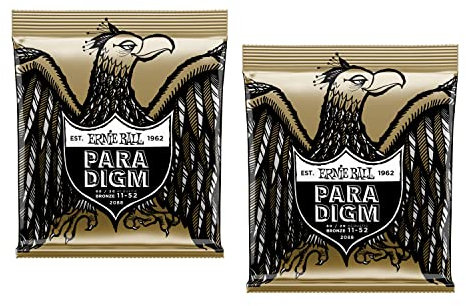 Ernie Ball 2088 Paradigm 80/20 Cuerdas de bronce para guitarra acústica 11-52
