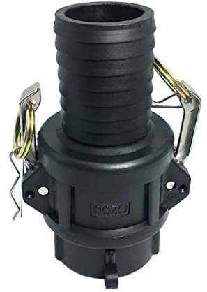 Shiwaki IBC Tank Adapter Connector 2inch Female Cam Lock to 25mm/40/50mm Garden Hose/Oil Fuel Water Fitting - Faucet Valve Parts - 50mm