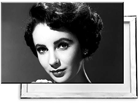 Unified Distribution Elizabeth Taylor - 60x40 cm Kunstdruck auf Leinwand • erstklassige Druckqualität • Dekoration • Wandbild