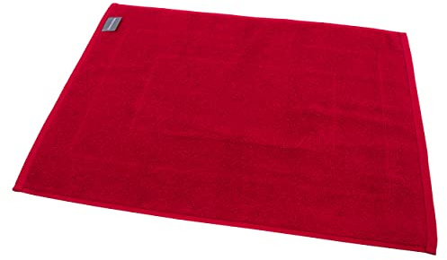 Traumschloss Frottier-Line Badematte aus Baumwolle - extra saugstarker Badvorleger 50x70 cm allergiker geeignet | beidseitig verwendbar