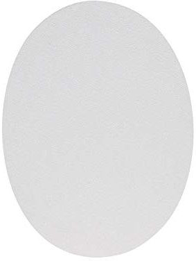 Tonsee Leinwände mit Keilrahmen,DIY Malen für Erwachsene und Kinder Ovale Leinwand Ölgemälde Künstler Blanko Rahmen gespannte Leinwände zum Bemalen, Baumwolle (Weiß, 30 x 40 cm)