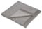 La Vida Sofaläufer Überwurf Tages-Decke in Silber-grau - Oeko-TEX® Zertifiziert, 100x200cm, Baumwollmischung bis 40 °C waschbar mit Overlock-Stitching & Fransen, Schutz für Sessel, Sofa & Bett