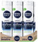 NIVEA MEN Sensitive Gel de Afeitar (6 x 200 ml), para piel sensible, gel facial con tecnología Ultra Glide para un afeitado libre de irritaciones
