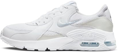 Nike Damen Air Max Excee Sneaker, White/MTLC Platinum-White, 37.5 EU
