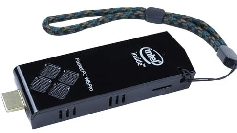 Pc Stick Mini Computer Intel Windows 10 Home WiFi 8GB RAM HDMI 4K Dsipaly Computer for School,Office,Shop Cashier （8GB RAM 128GB SSD）