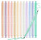 12 Stücke Textmarker Pastell, Marker Stabilo, Text Marker, Textmarker Set, Highlighter Pen, Marker Stifte, Twin Marker, Bürogeräte For Journaling Note Taking School Office Stationary
