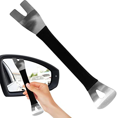 Eayoly Petit Levier, Levier Automobiles, leviers Poche Multifonctions Pieds biche pour rétroviseur Console Centrale Plaque antidérapante à l'intérieur et à l'extérieur