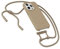 Woodcessories - Change Case, Nachhaltige Handykette abnehmbar kompatibel mit iPhone 15 Pro Hülle mit Band Taupe - biologisch abbaubar