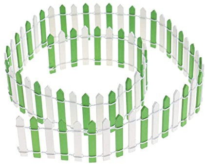 Unomor weihnachtsdeko weihnachten deko opferfest deko Mini-Gartenzaun feenhafter Gartenzaun Weihnachtsschmuck Heimzubehör Puppenhaus Spielzeugzimmer Zauntür Holzzaun Hölzern