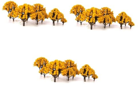 Operitacx 60pcs Lemax Trees Little Trees Model Scenery Landscape Height for Model Scenery