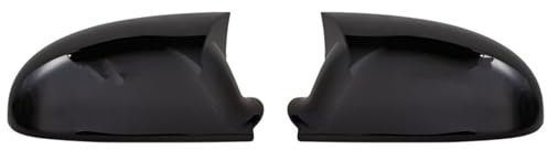 Rückspiegel Abdeckung Für Golf 5 MK5 Für GTI Für Jetta 5 Für Passat B6 B5.5 Seite Flügel Spiegel Abdeckungen Kappen Tür Spiegelkappen (Farbe : Bright black)