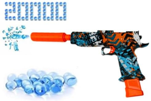 BuYou GelBall Blaster Gel Bullet Golden Eagle 2011 Electric with 30,000 Gel Balls for Teenagers and Adults in Camouflage 14+