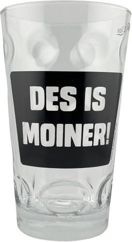 DES IS MOINER! 0,5 L Dubbeglas - Pfälzer Schorleglas Farbe Schwarz