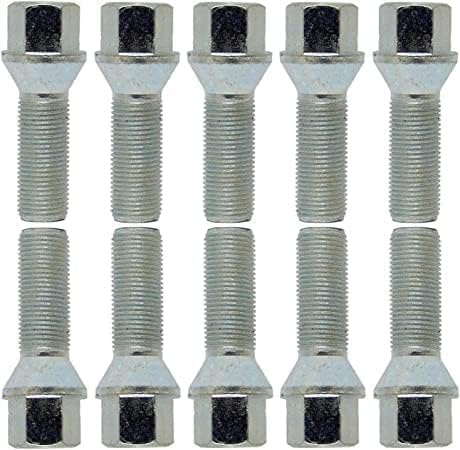 TRACER 10er Radschrauben M12x1,5 Kegelbund 43 mm HEX17 Silber