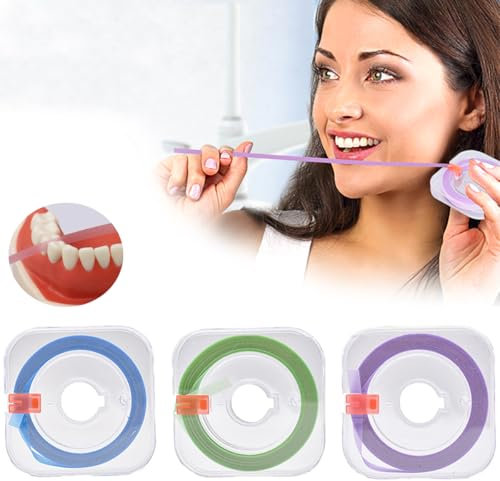 4mm x 6m Zahn Schleifpapier, 12μm/ 30μm/50μm Größe der KörnerDental Polierstreifen, Hochfeste Materialien und Bequemes Polieren ohne Beschädigung der Zähne, Für Polieren und Reinigen von Zähnen