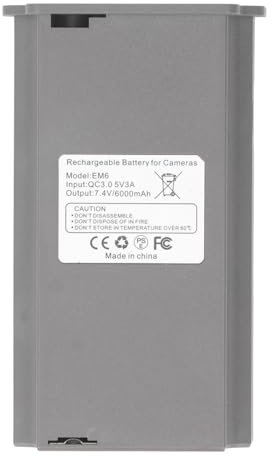 Wildkamera-Akku für Reveal, 6000 MAh, Wiederaufladbarer Lithium-Akku für Tactacam Reveal Trail X Gen 2.0 X X Pro XB SK