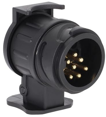 Flaconi Adattatore Universale per Rimorchio13 Pin a 7 Pin Adattatore Rimorchio,Cavo Adattatore per Rimorchio,Adattatore per Rimorchio da 13 a 7 Pin,Adatto per Rimorchi Standard Europei,Roulotte,Camion