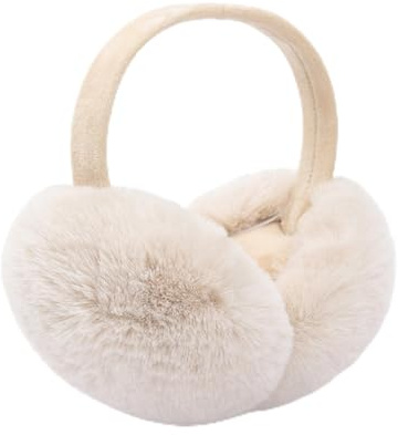 GWAWG Ear Muffs Women,Faux Fur Ear Warmers,Soft Winter Ear Warmers,for Winter Cold Weather Outdoor Christmas