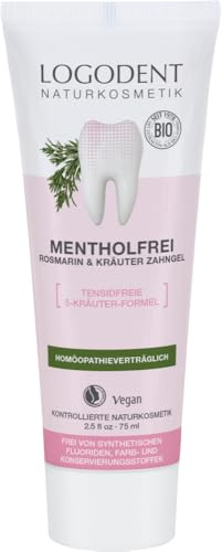 MENTHOLFREI Rosmarin & Kräuter Zahngel 18 x 75 ml