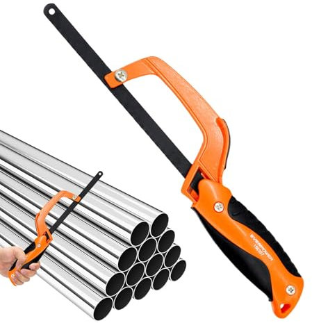 Sierra de metal compacta, sierra de mano compacta, sierra para metales de aluminio, sierra de metal manual, herramientas manuales ajustables, sierra de mano compacta para, carpintería y recorte