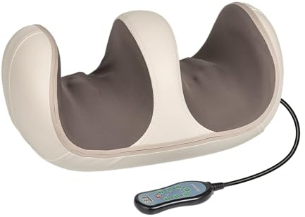 Rebel Fußmassager Wade und Oberschenkel Massage Shiatsu 20 Massage-Köpfe 4 Modi Massagefunktion Heizfunktion Steuerfernbedienung RBA-6006