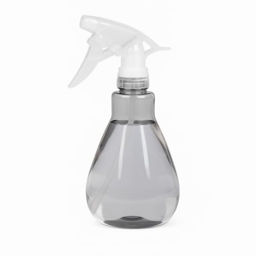 BURAKH 1L & 0.5L Trigger Spray Bottle – Refillable Water Sprayer for Hair Salon, Barber, Garden, Plants & Cleaning – Durable Plastic Mist Spray Bottle for Home & Professional Use (Pack of 2 (1L))