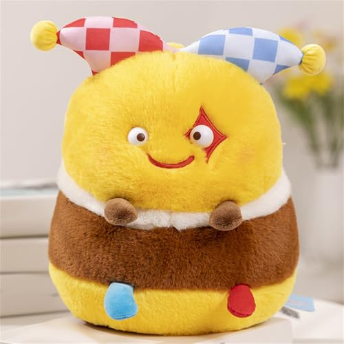 AQCQDQ Kuscheltier Biene, Biene Plüschkissen Spielzeug, Hummel Plüschtier Bumblebee Plüsch Spielzeug lustige, Tolles Geschenk für Jungen und Mädchen (25 cm,D)