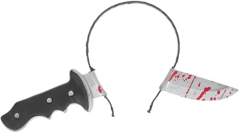 LIFKOME Cerchietto Per Halloween Cerchietto Per Coltello Accessori Per Feste Cosplay Halloween Cerchietti Per in Plastica