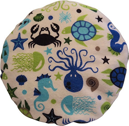 Körnerkissen Wärmekissen 15 cm rund (Traubenkerne, Meerestiere)