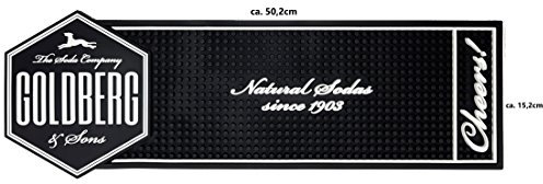 Goldberg Barmatte Gummimatte - -Natural Sodas since 1903-