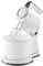 Grundig HM 6860 Handmixer mit 4l Rührschüssel, 4 Stufen, 425 W, Weiß/Schwarz